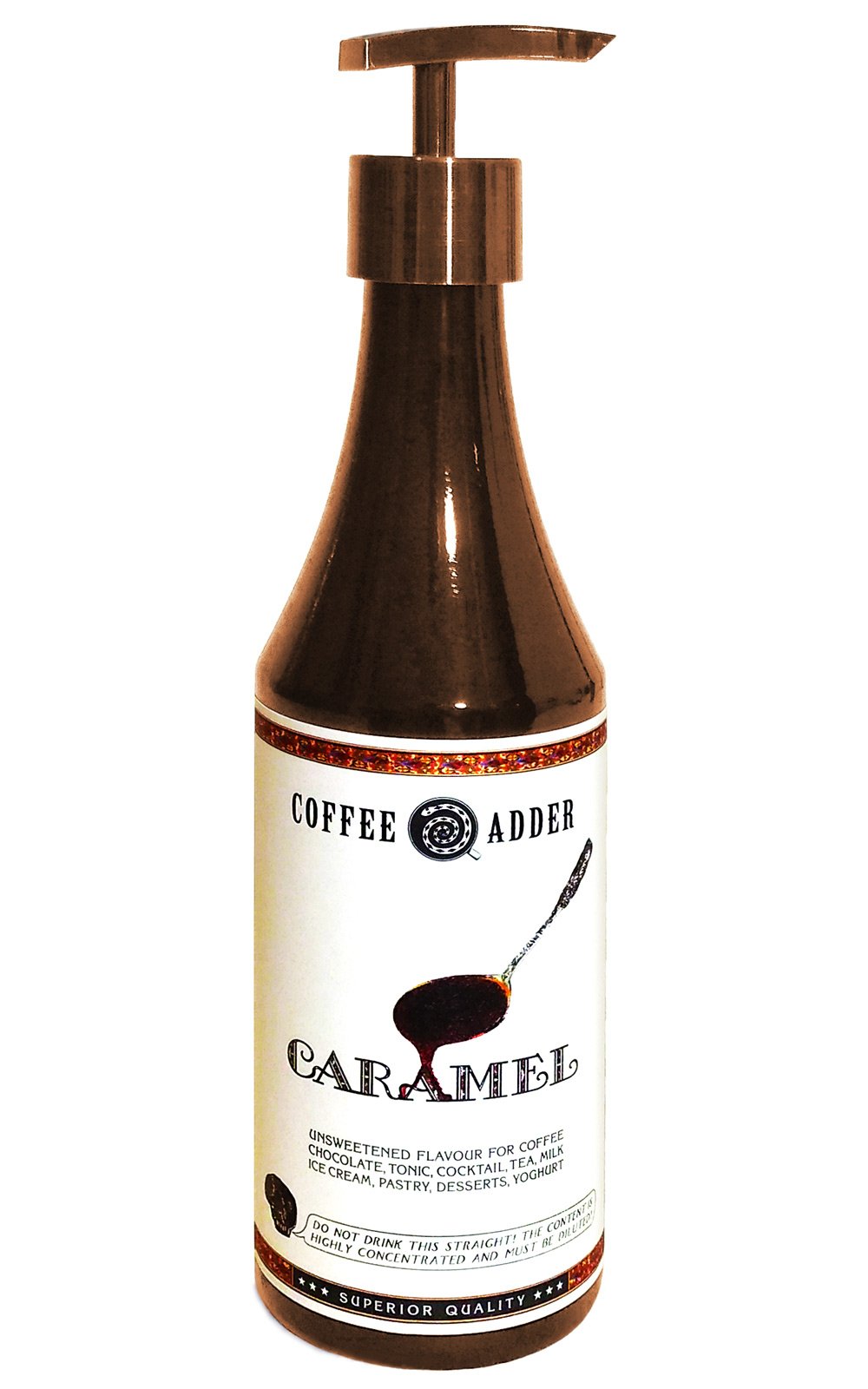 Unsweetened Caramel Coffee Syrup