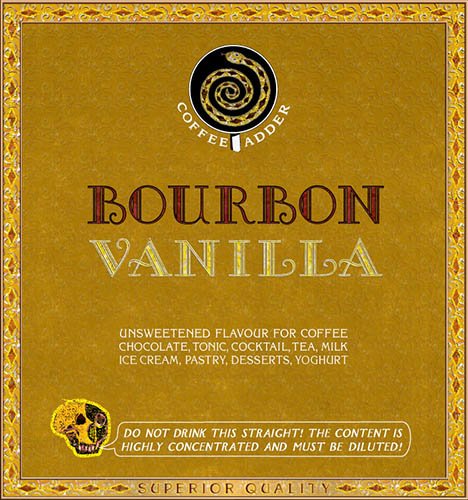 Bourbon & Vanilla coffee syrup
