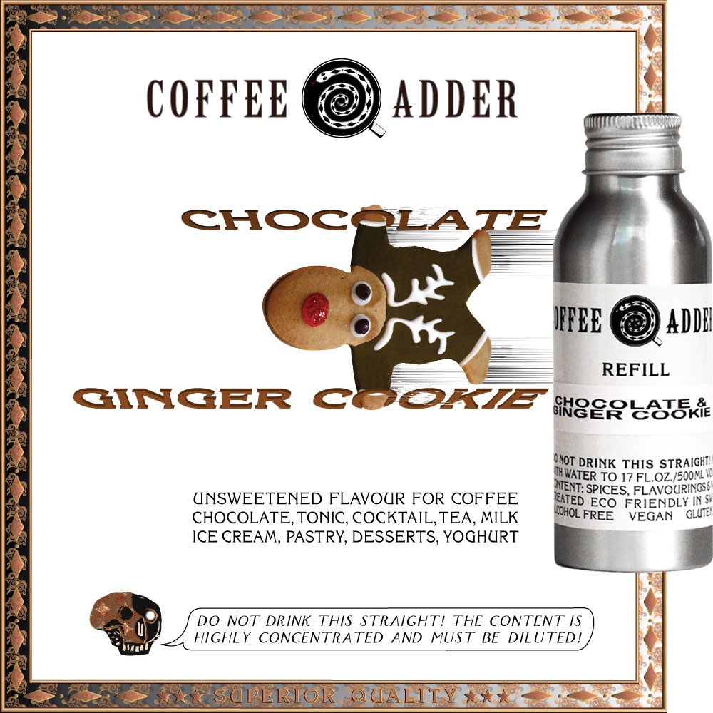 Chocolate Ginger Cookie syrup refill